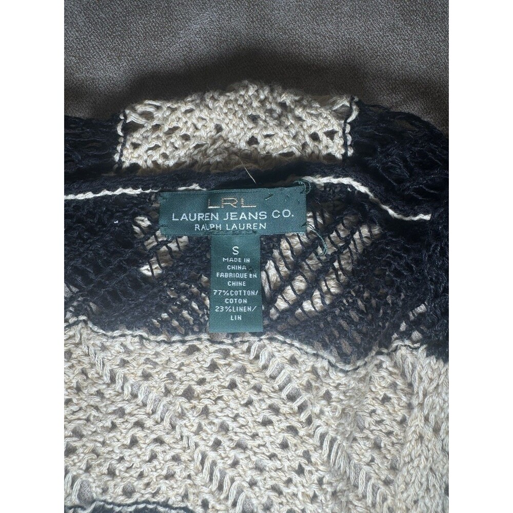 Ralph Lauren Women’s Sweater Size SMALL Lightweight Cardigan Green Label VINTAGE - Picture 2 of 5